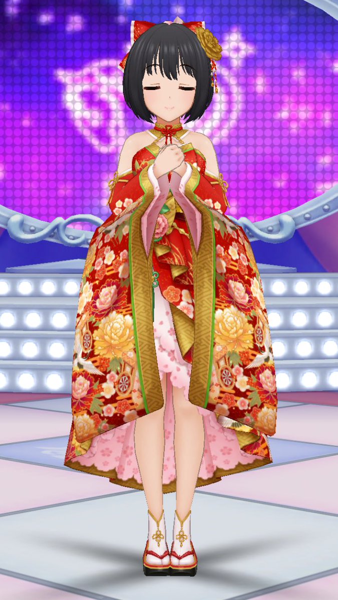 むたこ 取り急ぎ鷹富士茄子さんssrの衣装です 神々しさがすごい 素敵