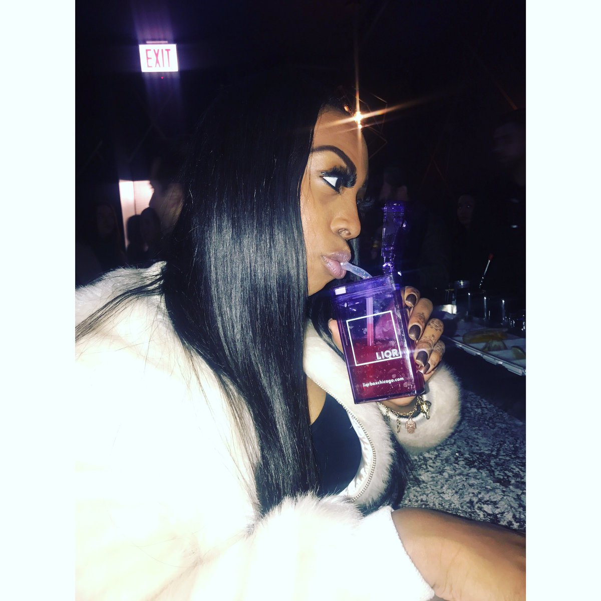 At <a href="/LiqrBoxChicago/">LiqrBox</a> Grand Opening ; Thank You For Having Me🍭💕