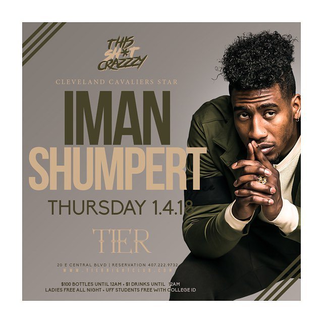 Merrim_Ent's tweet photo. #THiSSHiTCRAZY Special Edition w/ @ImanShumpert TOMORROW NIGHT @ #TierNightclub (20 E Central Blvd. #Orlando, FL) $1 DRINKS + EVERYONE FREE w/ UCF ID @ #TIERNightclub 💪🏾
•
•
•
•
The #PreWeekend #TurnUp Is BACK‼️ HOSTED BY: @KGsDREAMER POWERED BY:… https://t.co/5cZlE6mpbZ https://t.co/vQvGlXcHXY