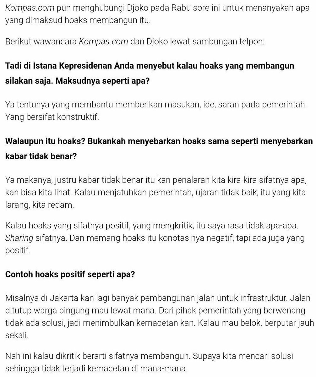 Cholil Nafis On Twitter LUCU Ya Komentar Ini Hoax Ko Sama Dg