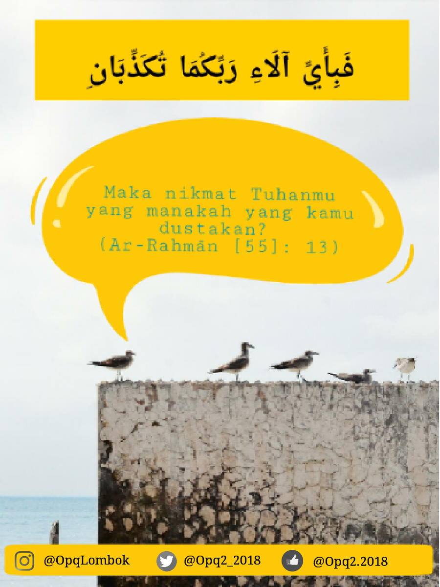 OPQ2_2018's tweet photo. Stop looking for reasons to be unhappy. Focus on the blessings you do have from Allah, and you'll find plenty of reasons to be happy
#haveaniceday #soresore yuk #baca Al Qur'an daripd pusing mikirin #HoaxMembangun #SukseskanOPQ2 #OPQ2 #OPQ2018 #OPQLombok 😊 https://t.co/xddOUy0gWi