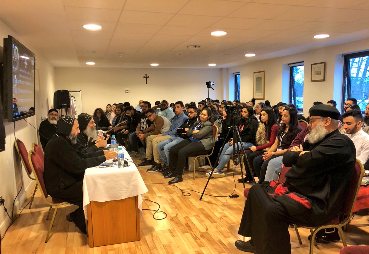 BishopAngaelos's tweet photo. A blessed week of #fellowship #prayer and teaching at @CopticCentreUK with #youth from #StAbram parish in #Hove, @LACopts @AAMichaelOC and #CopticOrthodox #Sydney diocese, joined by Bishop Abakir of Sweden. Wishing all #TravelMercies as you journey home for #Coptic #NativityFeast https://t.co/rkV0e6oq6J