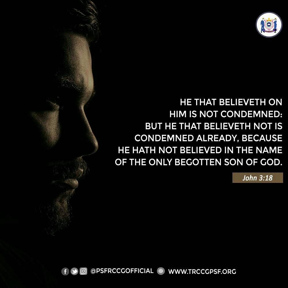 rccgradiant's tweet photo. John 3:18 https://t.co/FCScreu1Dd
