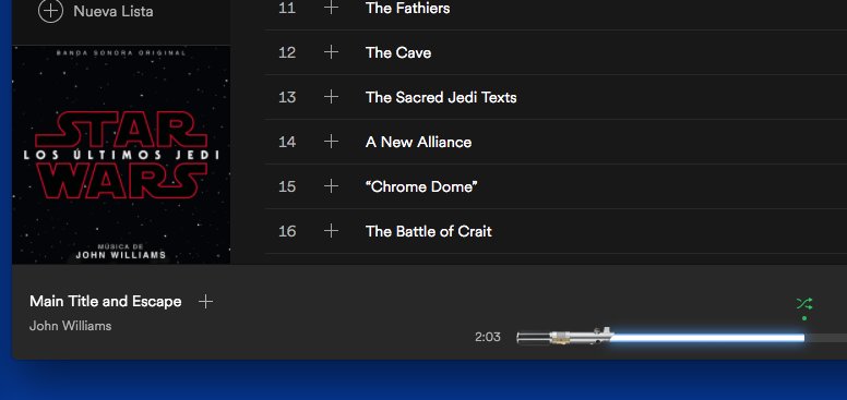 uhmmmCookies's tweet photo. Cuchi que gracioso cuando escuchas #StarWars en Spotify!!

Un 10 al geekismo ninja mutante adolescente! https://t.co/xuy8Erzcru
