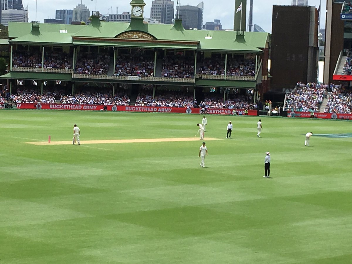 rob_harris_fd's tweet photo. Great day to be at the #Ashes2017 #BBCCricket steady progress by #ENGvAUS https://t.co/zaWJ1iBZbC
