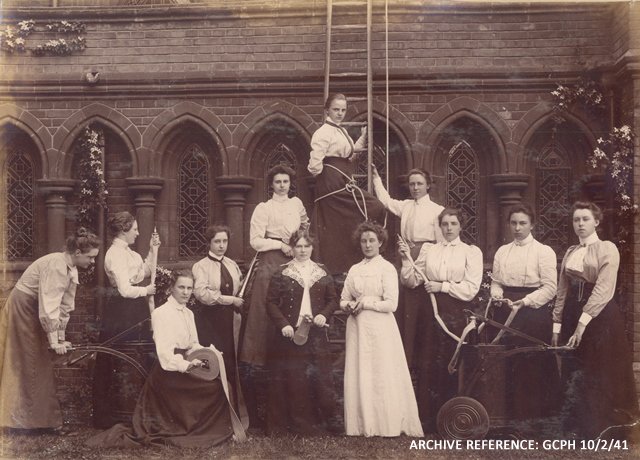 cambsfrs's tweet photo. Today is #NationalTriviaDay! Did you know that the very first women #firefighters in Britain came from #Cambridgeshire? Girton Girls Fire Brigade was formed in 1878 to protect Girton College from fire! #ThursdayThoughts https://t.co/VhjwkF28A9