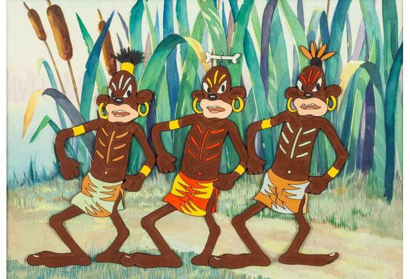 The shows "Jungle Jitters" and "The Isle of Pingo Pongo" show more depictions of black people as savages and unruly.