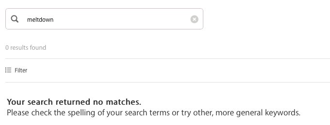 ebugnion's tweet image. Useful information from apple support:  #kpti #meltdownattack #meltdown