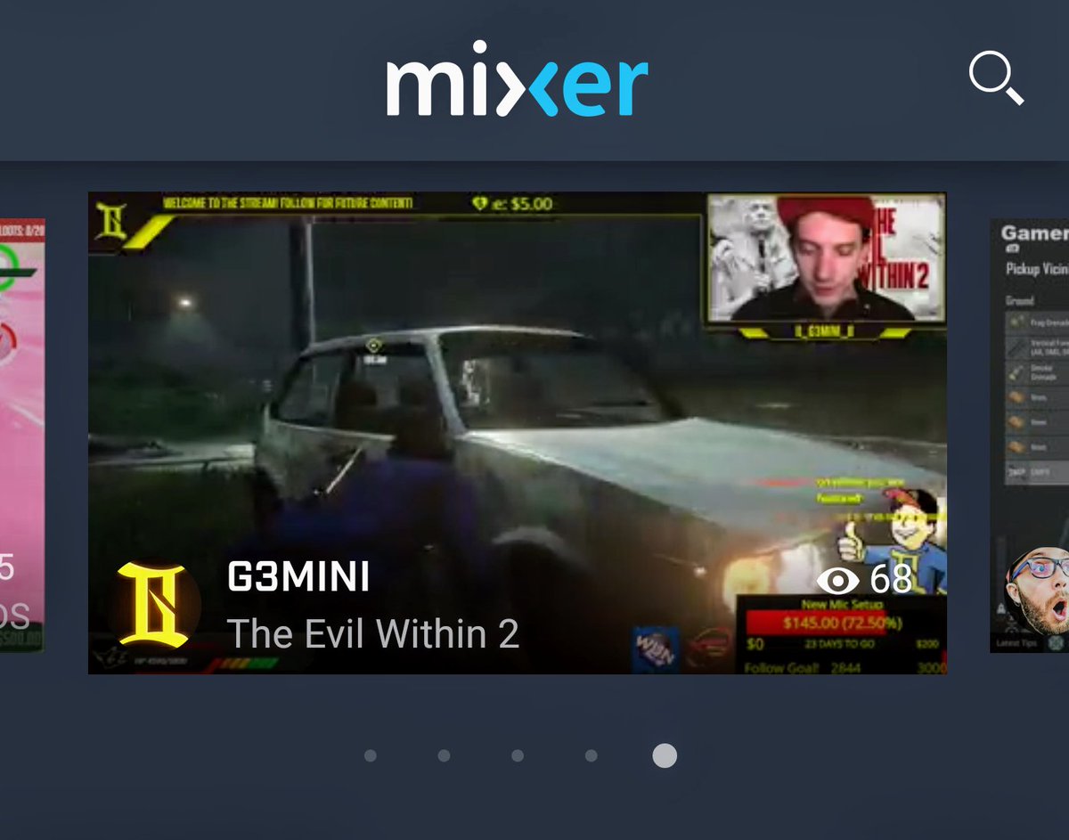 WaldoisnthereN7's tweet photo. Wait @II_G3MINI_II! I see you #fetured on #mixer via my #mixerapp! #congrates on the #watchmixer #stream of yours! https://t.co/PzHjUkyqf5