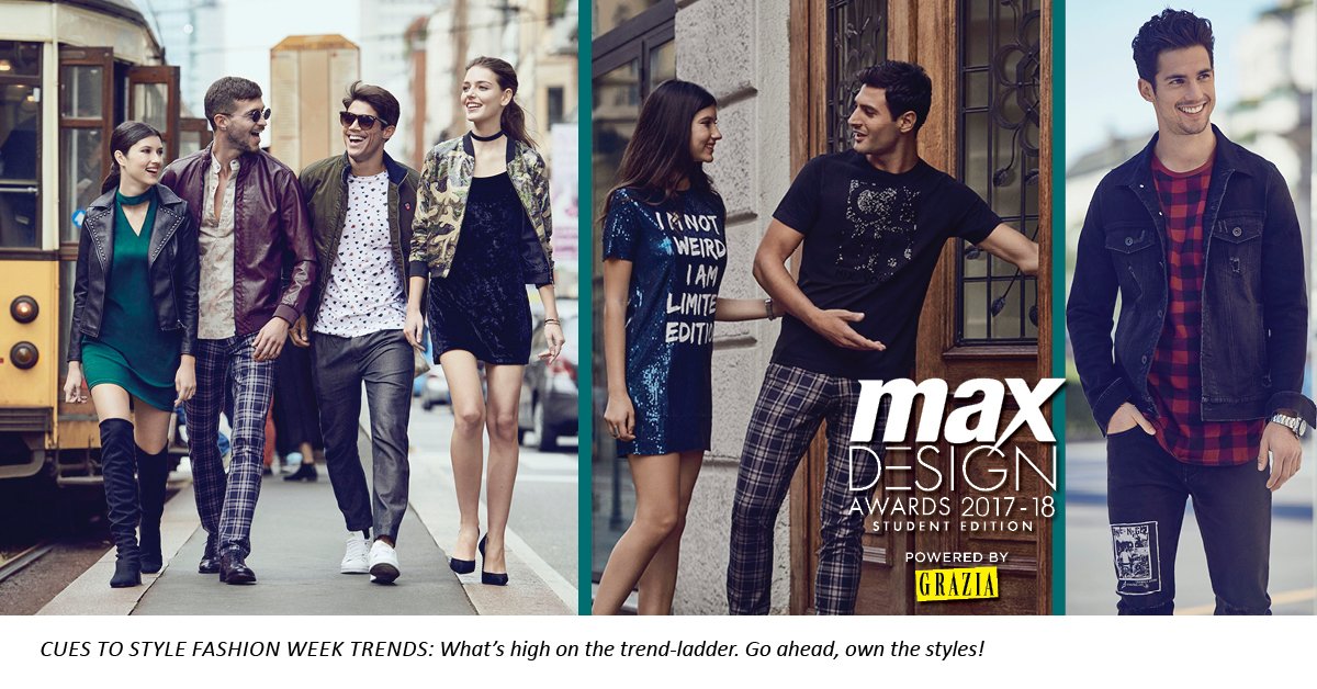 maxfashionindia's tweet photo. Take a bit of solace in fashion’s latest offerings as you take inspiration from the raging trends, incorporating them in your wardrobe with Max Fashion’s delightful ranges.
Check it out here: https://t.co/rJ0gHq5WAK
@GraziaIndia
#MDA2018 #maxdesignawards2018 #grazia https://t.co/fdrvCZBynR
