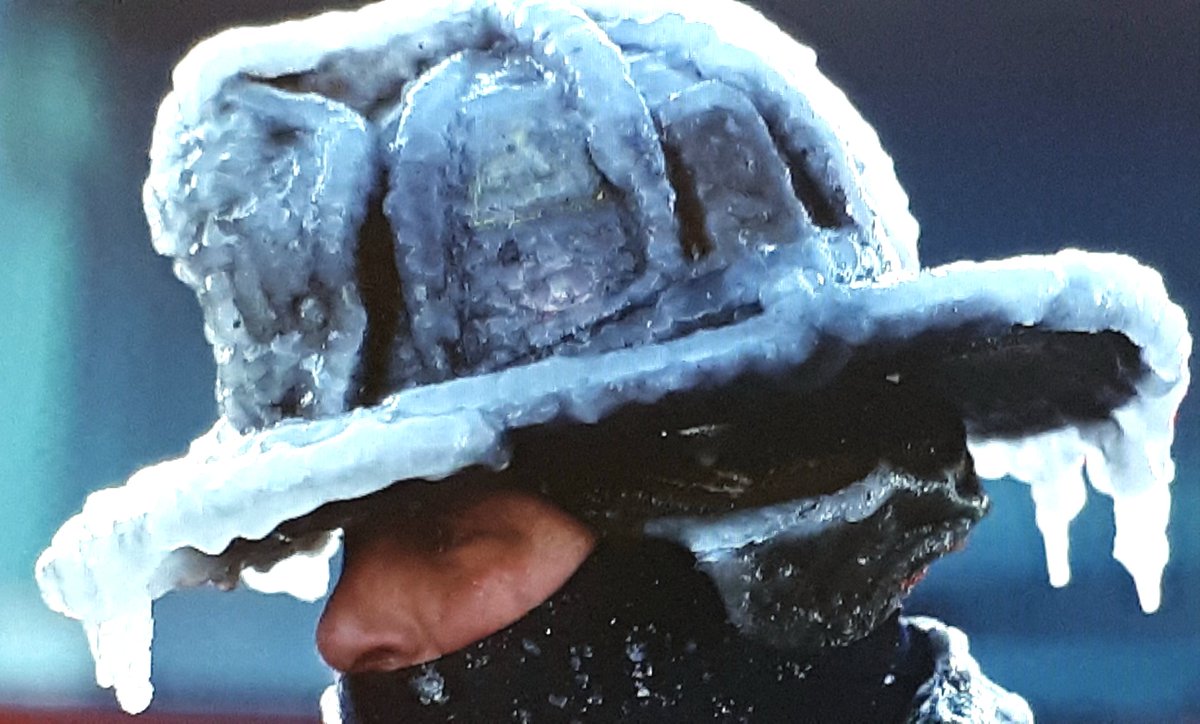 Now that is cold. Firefighter. Nahant. Massachusetts.