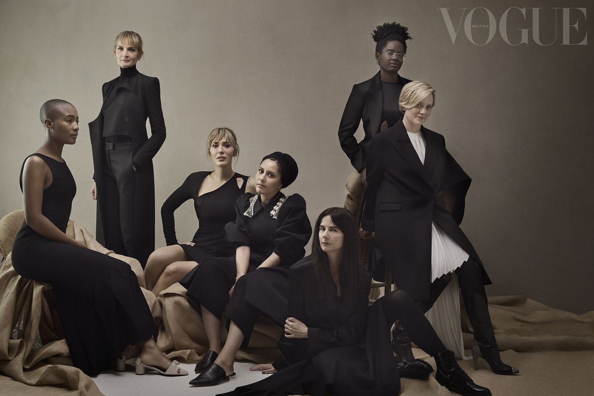 BritishVogue's tweet photo. Meet the new suffragettes: https://t.co/u8EHDh4S9c https://t.co/x06oFKVNnK
