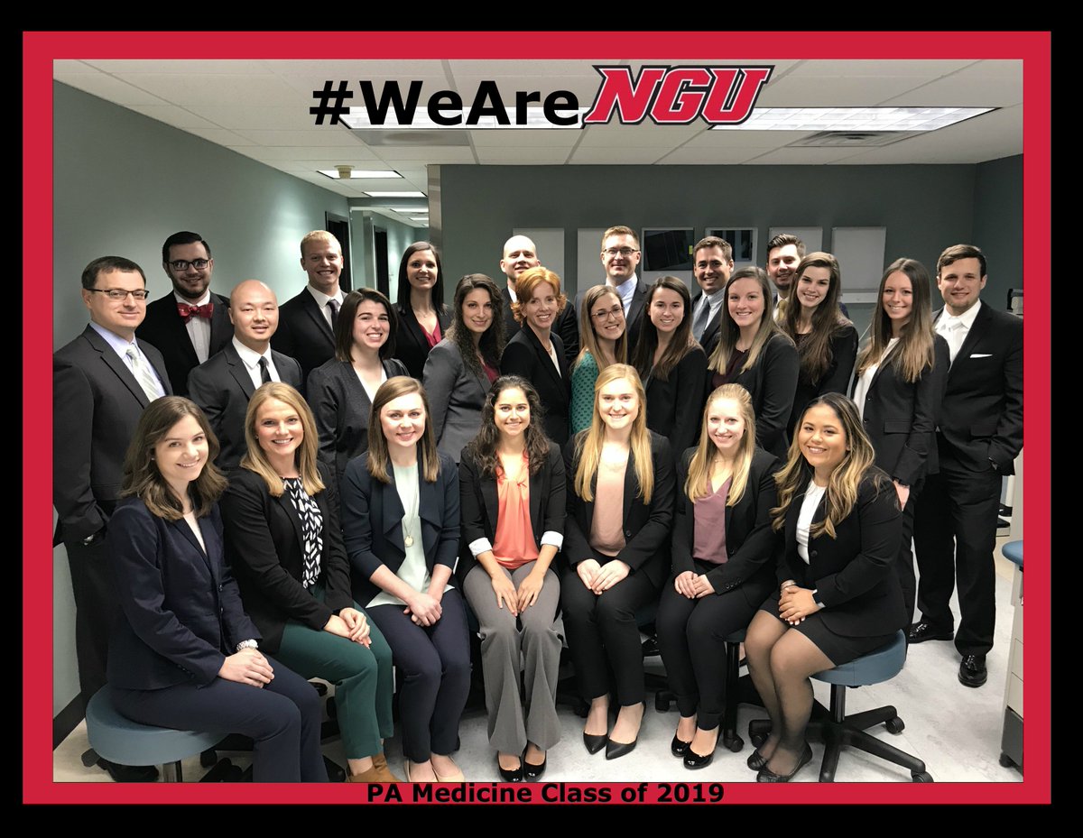 NGU_PA_Medicine's tweet photo. NGU's PA Medicine Program would like to welcome our second cohort of students....the Class of 2019! Congratulations! #PAMedicine #WeAreNGU @ngucrusaders https://t.co/gC2n998Mud