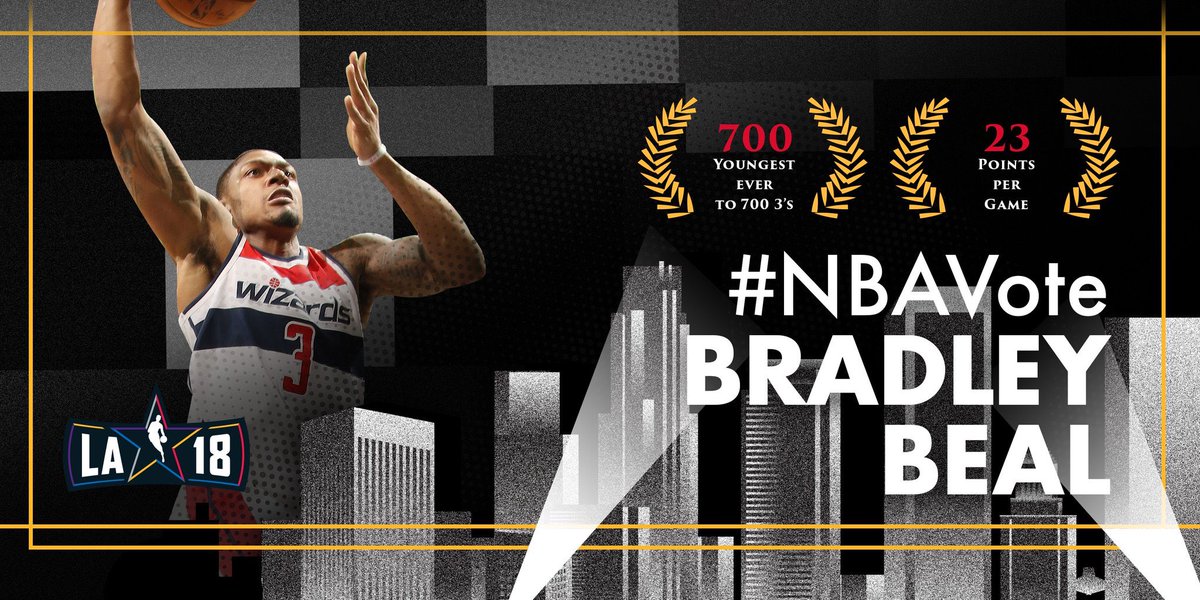 RyanKerrigan91's tweet photo. DC, let’s get Bradley Beal to the NBA All-Star game! Retweet this to #NBAVote! https://t.co/i65KPQnUj4