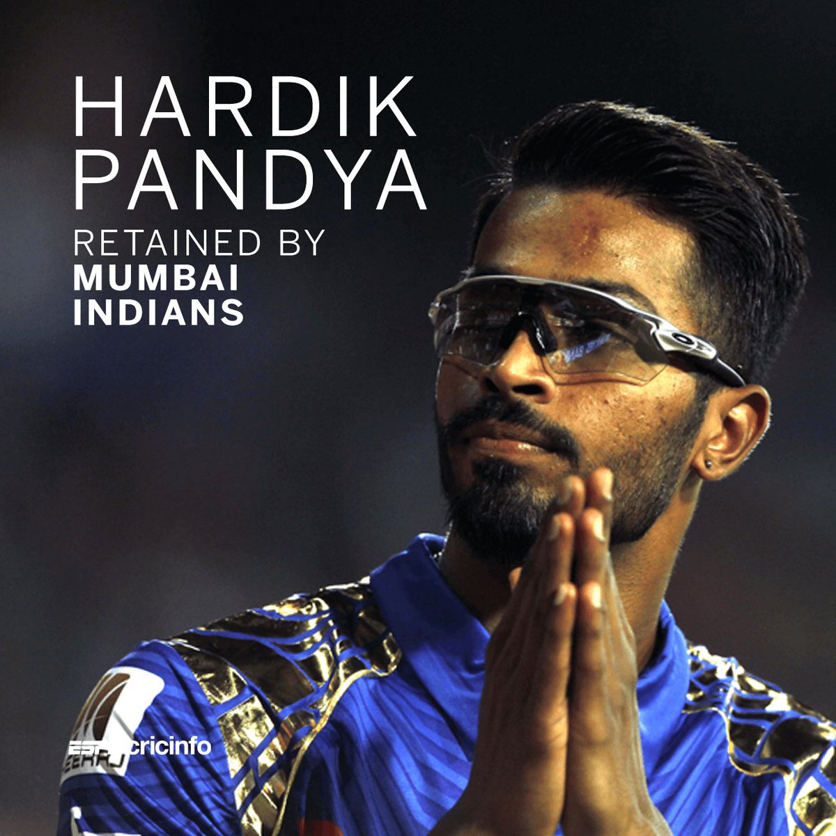 cricinfo's tweet photo. Mumbai Indians stick to three India stars in their picks. @mipaltan, are you happy? https://t.co/tvjAo1mUru  #IPLRetention https://t.co/VlDTpuGuPn