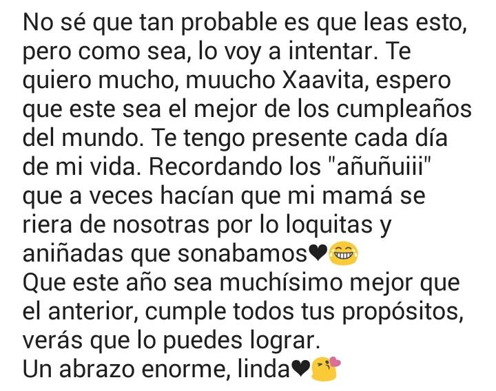 AbbyLoveMus's tweet photo. 😊❤¡Feliz Cumpleaños, Xaava!❤😊 https://t.co/ibTjPfv79u