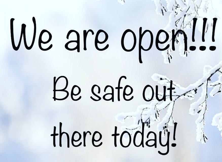 Glasstownbrew's tweet photo. We are open today! If you venture out be safe out there! #njcb #snowday #snow #WinterWeather #BeSafe #staywarm #CraftBeer #drinklocal #beerandsnow https://t.co/bDf1yQKXxB