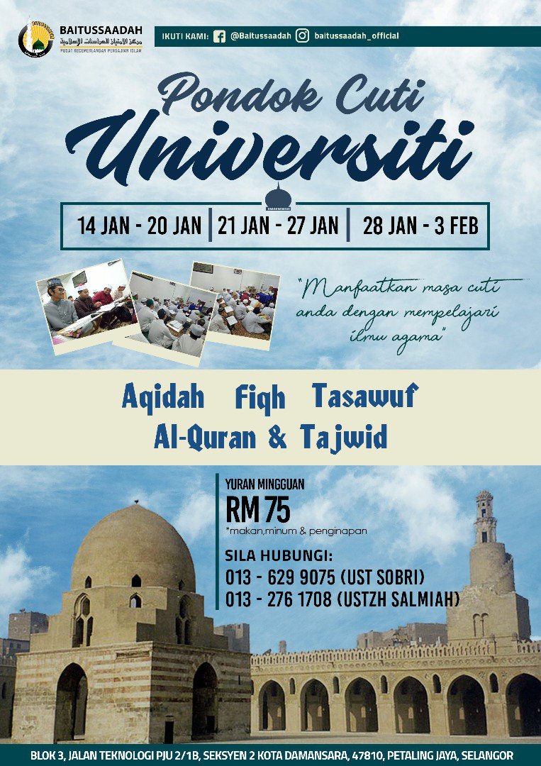 <a href="/effaAbtar/">Effa</a> @Qrxshh <a href="/DakwahJalanan_/">دعوة جالنن</a> <a href="/mjlsilmu/">Majlis Ilmu✨</a> <a href="/NotaDakwah/">Kampong Girl</a> @ZulAbrarHakim <a href="/AkakKening/">‏فاتحة</a> @MehmedHamka_ @AimanVeto @PendakwahCute Ada.