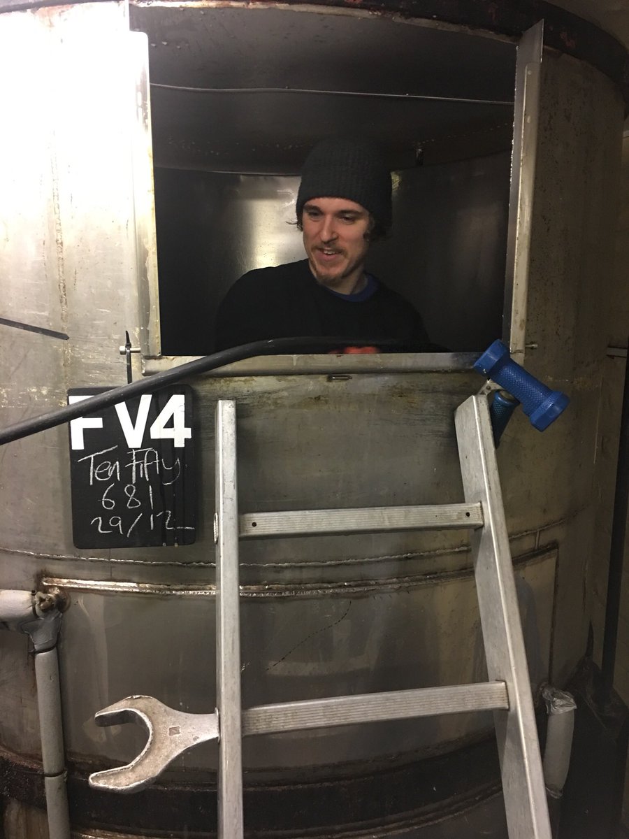 Cleanliness is godliness in the Brewery and our Assistant Brewer Jack is as pure as they come! #lifeasabrewer