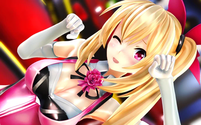 2Pカラー的な#MMD #MikuMikuDance #ミライアカリ 