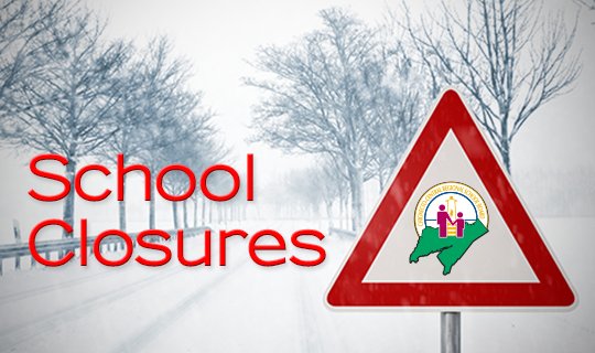 CCRCE_NS's tweet photo. All schools in the Chignecto-Central Regional School Board will be closed today.
All CCRSB offices, bus garages and work locations will be closing early at 1:00 PM. https://t.co/yN94eAn6Vg