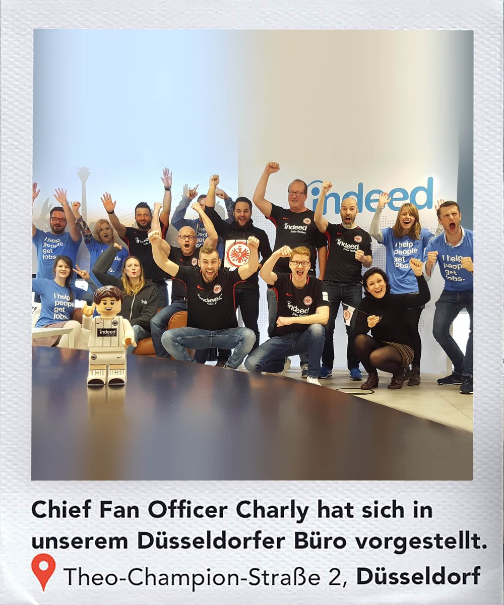 IndeedDeutsch's tweet photo. Gestatten, Charly, Chief Fan Officer bei Indeed. In den nächsten Wochen und Monaten werde ich Euch zeigen wie die Indeed-Kollegen rund um den Globus für die wunderbare @Eintracht brennen. #RichtigePosition #Indeed #SGE #nurdieSGE #ChiefFanOfficer #BestJobEver #workandtravel https://t.co/HnUMwBrflb