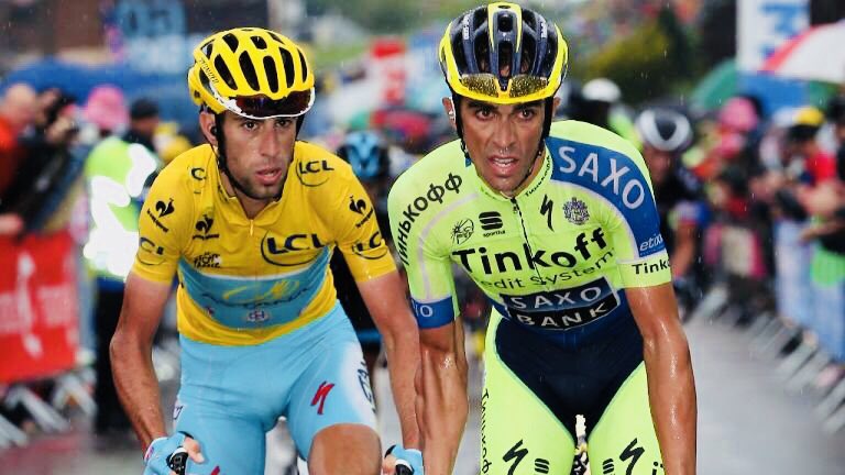 Nibali: “Sin Alberto Contador el ciclismo va a ser menos divertido. Él gustaba mucho a la gente porque no se rendía jamás y siempre era capaz de sorprender”.