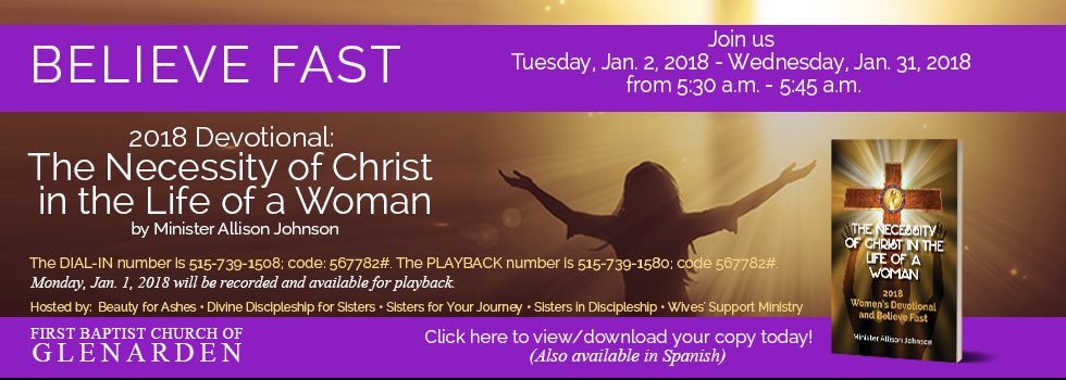 SisterReRe36's tweet photo. It’s Day 4 of the Believe Fast. Tune in now to get an encouraging word and hear a Prayer or use the playback number. @FBCG @FBCGWomen #WivesSupport #FBCGLive #ChosenVesselsPray https://t.co/cr2LBp4D0O