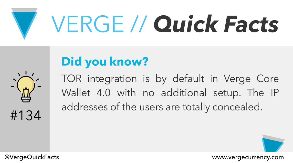 VergeQuickFacts's tweet photo. #134

#vergecurrency $XVG #bitcoin $BTC #btc #Blockchain #cryptocurrency #Verge #XVG #crypto #altcoin #altcoins #fintech #NextBitcoin #VergeFam #WraithProtocol https://t.co/HVcbxHgABo