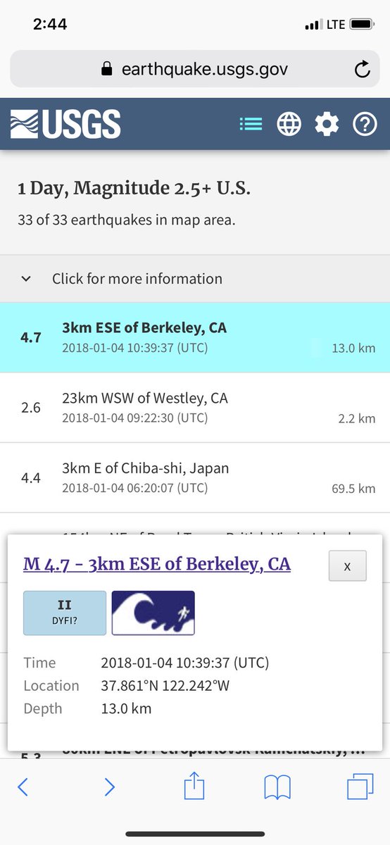 DrewTumaABC7's tweet photo. #EARTHQUAKE 4.7 based near Berkeley, CA https://t.co/PBUfZ7Dbkz