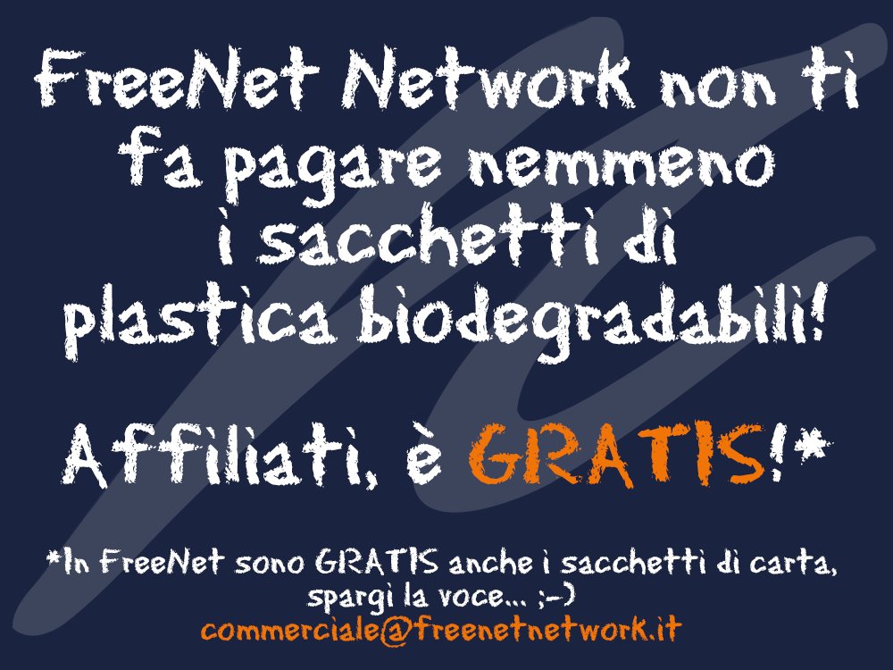FreeNetViaggi's tweet image. #sacchetto #sacchettibiodegradabili #FreeNetNetwork #AgenzieDiViaggio