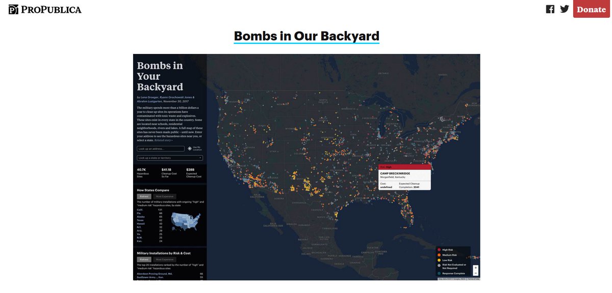 gijn's tweet photo. Nice round up of the striking and informative visual storytelling, #datajourn and interactive presentations done by @gijn member @ProPublica last year 
@stuntbox @dicktofel https://t.co/YFlEH28KWE https://t.co/OWMzCNasrb