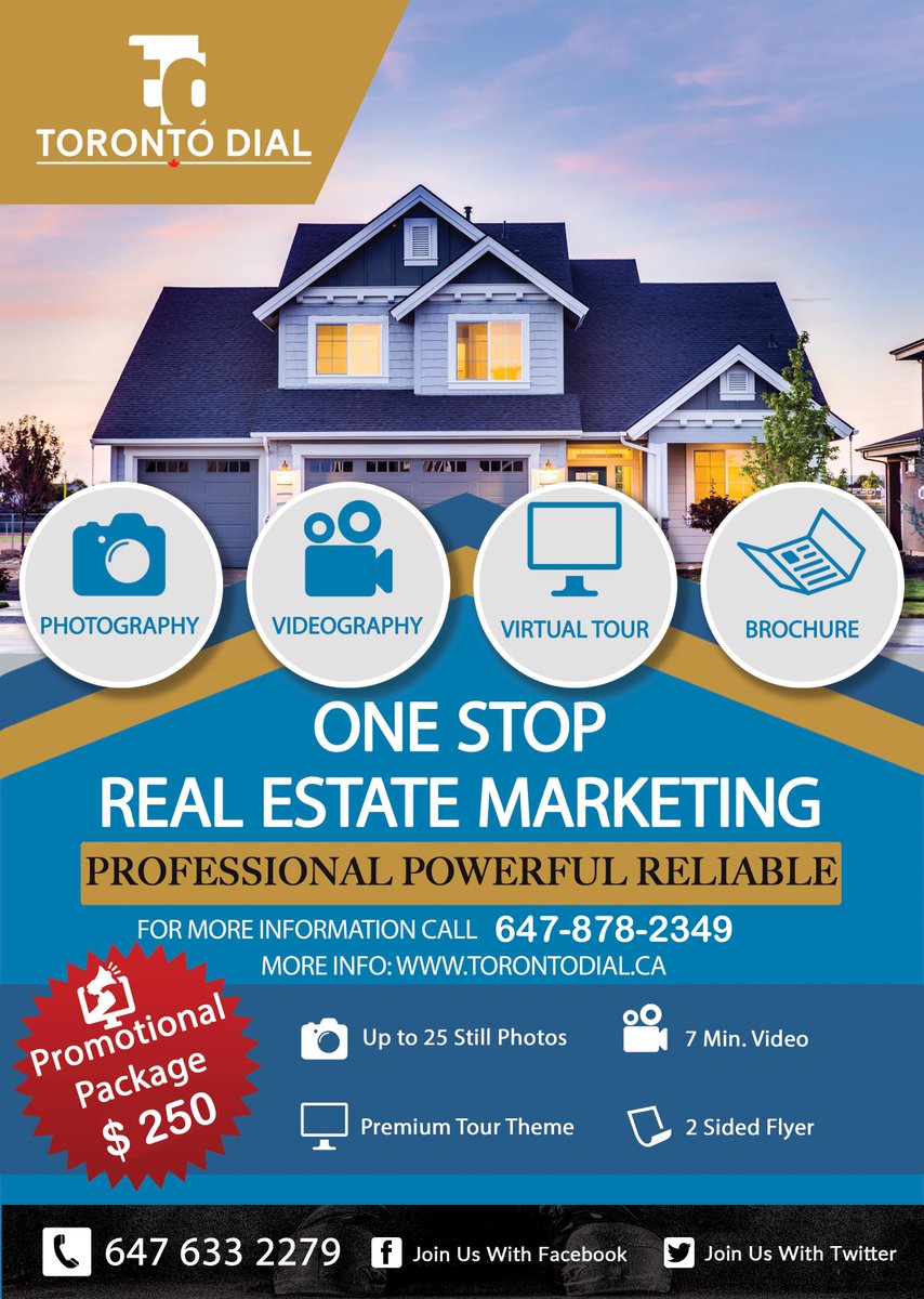 canada_listing's tweet photo. What's hot with Torontodial?

The Express Bundle Package!

$250 Package include in up to 25 Still Photos, 7 Min Video, Premium Tour Theme, 2 Side Flyer, Traffic Webpage &amp; Free Social Media Marketing.

More Details : https://t.co/uivOLkCOM6 https://t.co/etDwzu2xFe