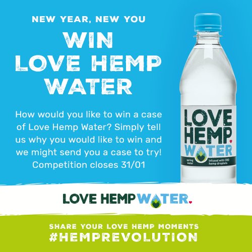 Love Hemp Water on Twitter "We're giving away a case of Love Hemp Water for you to try! To be