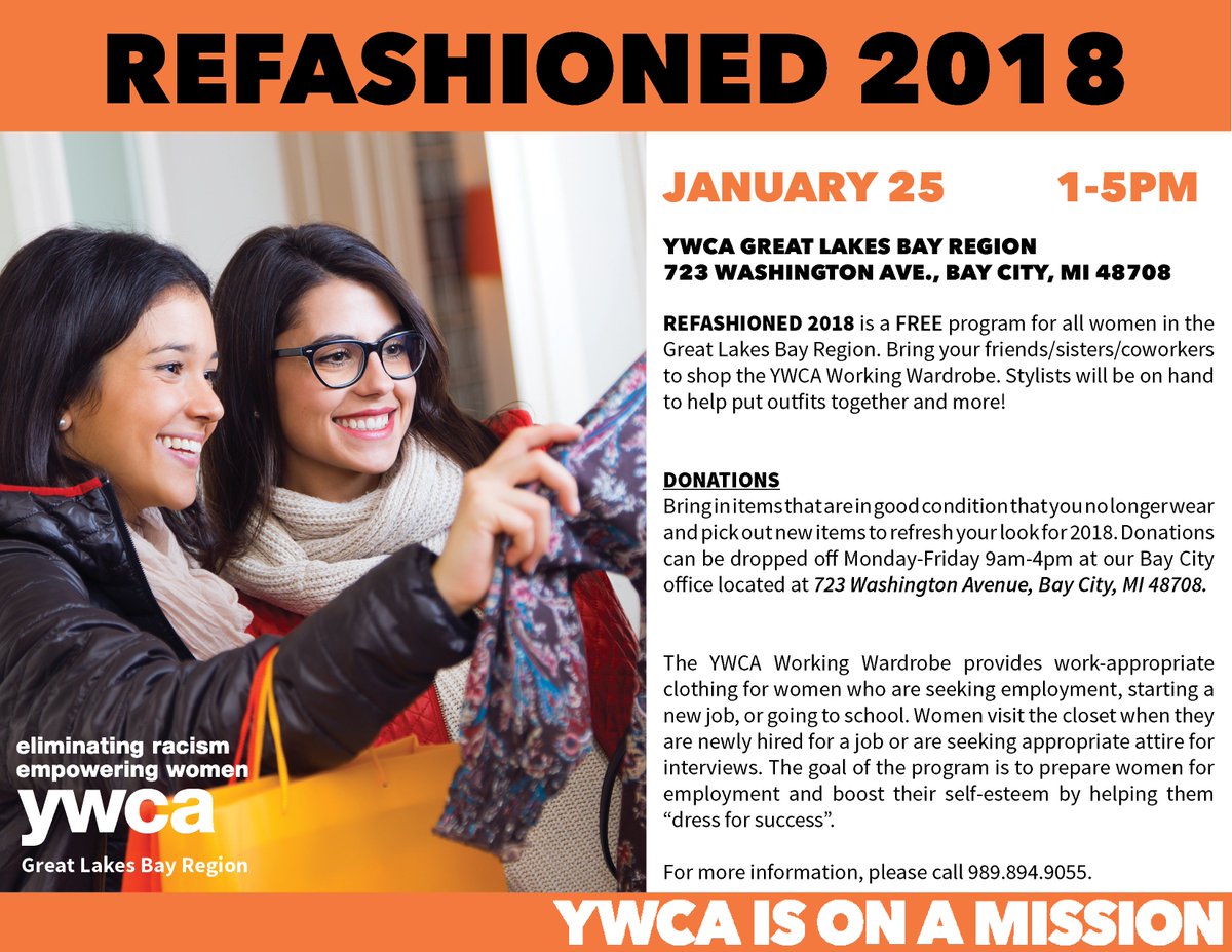YWCAGLBR's tweet photo. #ywcaglbr is #OnAMission to empower women with Refashioned 2018! https://t.co/9hSTdEfmyh