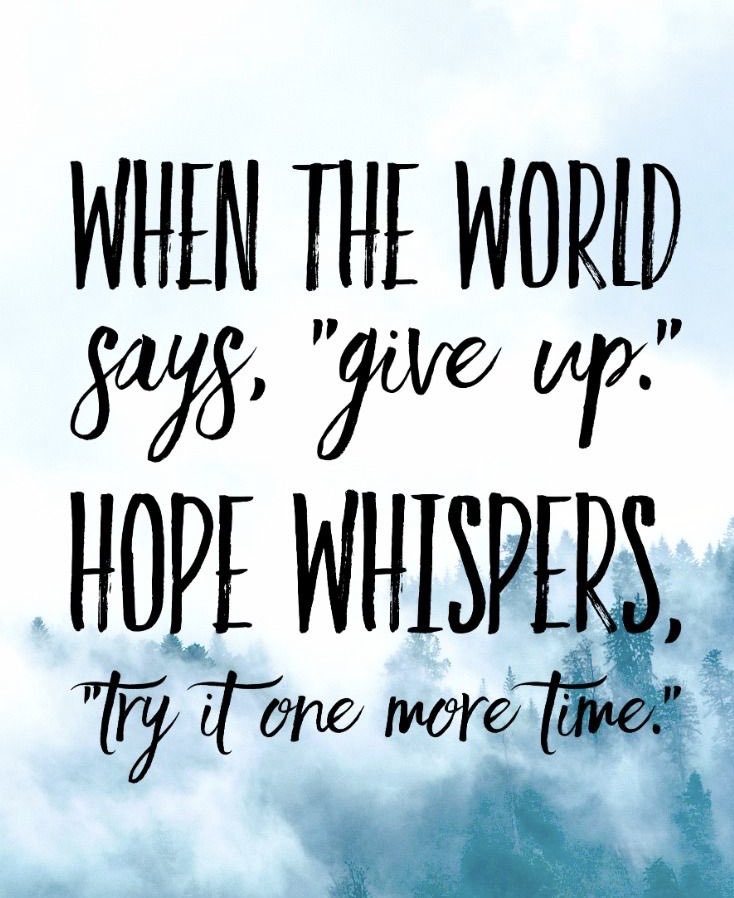 HopeChurchSitt's tweet photo. When the world says “Give up.” hope whispers, “Try it one more time!” #hope #sittingbourne #hopechurch #relationalmission #churchplant #pioneers #calledtogo https://t.co/ogaJwt1W4J