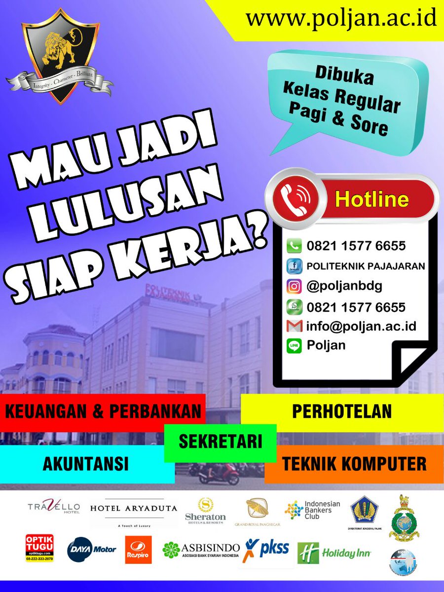 Politeknik Pajajaran (@poljanbdg) on Twitter photo 
