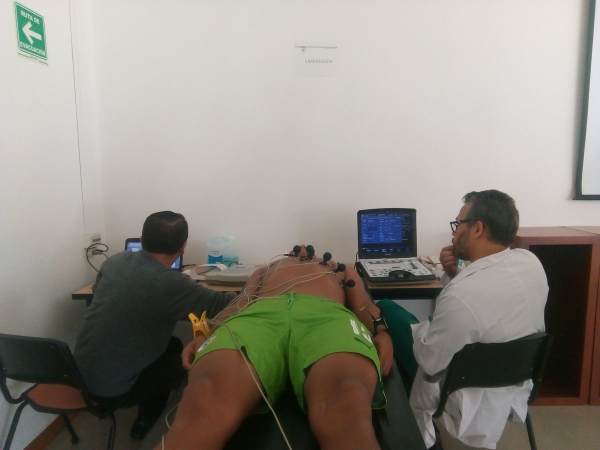 InterBogOficial's tweet photo. A esta hora, evaluación cardiovascular con EKG y Ecocardiograma, a cargo del cardiólogo Antonio Saltarín 
#EquidadMiPasión https://t.co/GxDzLeOF5H
