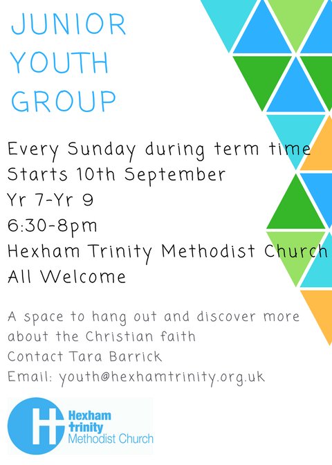 hexhamtrinity's tweet image. Looking for activities for the children for the new year? Look no further, Youth Groups, Bible Study and Christian Union start again for 2018 next week. Come and give them all a try ..