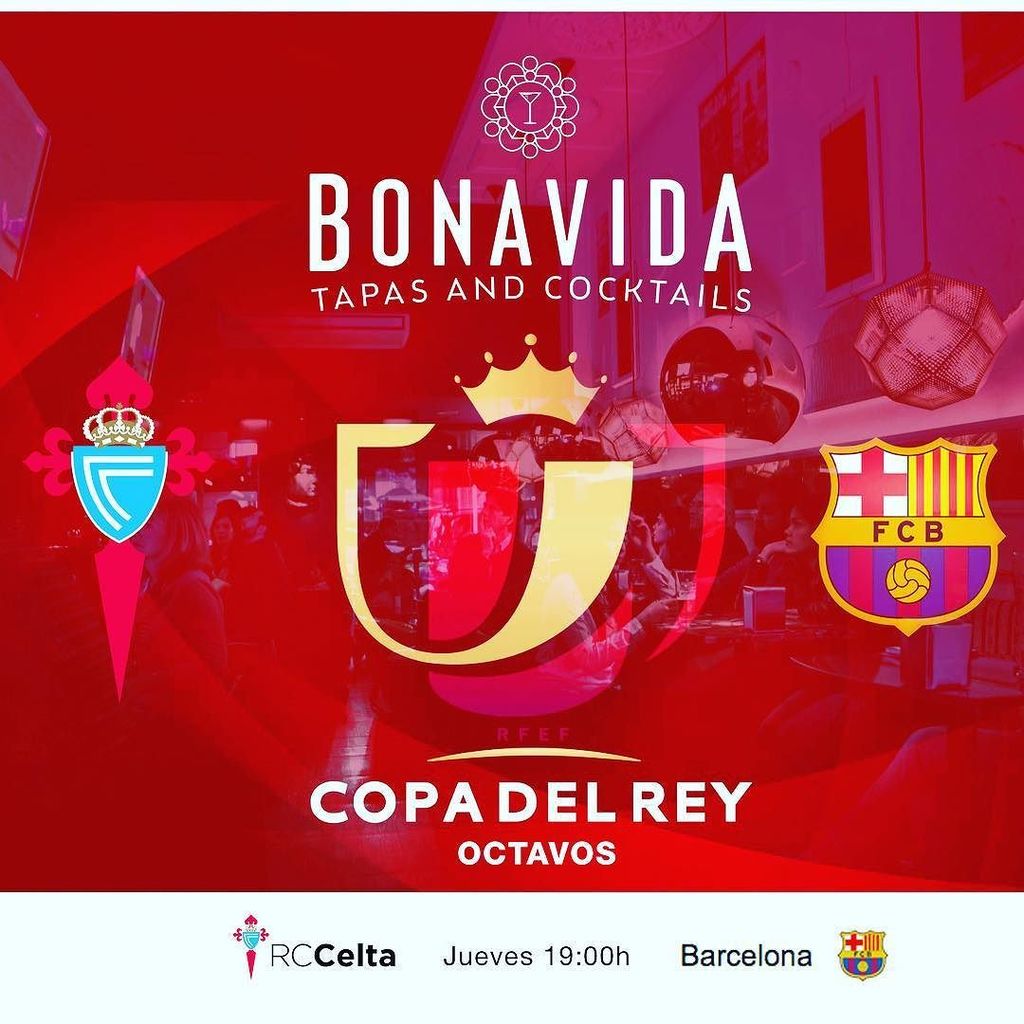 BonavidaBar's tweet photo. Hoy toca #copadelrey #bonavidabar #bonavida #barcelona #bonavida #caspe22 #caspbarcelona #carrercasp #teatretivolibarcelona #bonavidacocktail #goodcocktail #cocteleriaconceptual #cocteleriabonavida #vip #events #menuandcocktail #barcelonaexperience #goodcocktail # #barcelona… https://t.co/UZ5PDahXUH