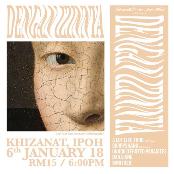 6/1 | Ipoh, Perak | Khizanat

w/ Gurryshang, Unadulterated Parasites,Bahajang and O Mother

#alotliketour