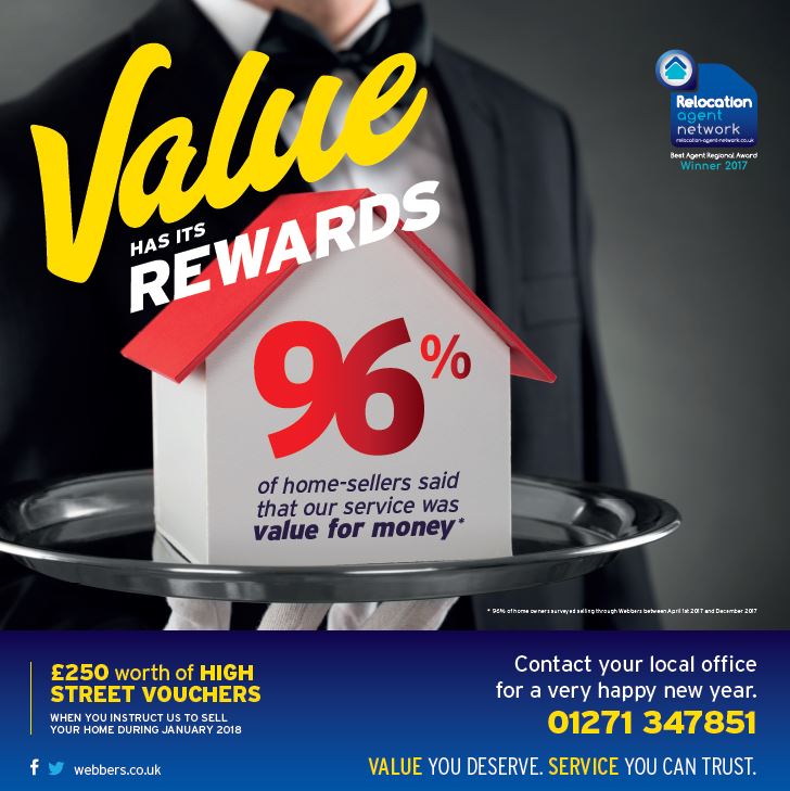 Selling? Instruct us to sell your home in January and receive £250 worth of High Street Vouchers* Book in your valuation now  webbers.co.uk/valuation-requ… *T&amp;C's apply