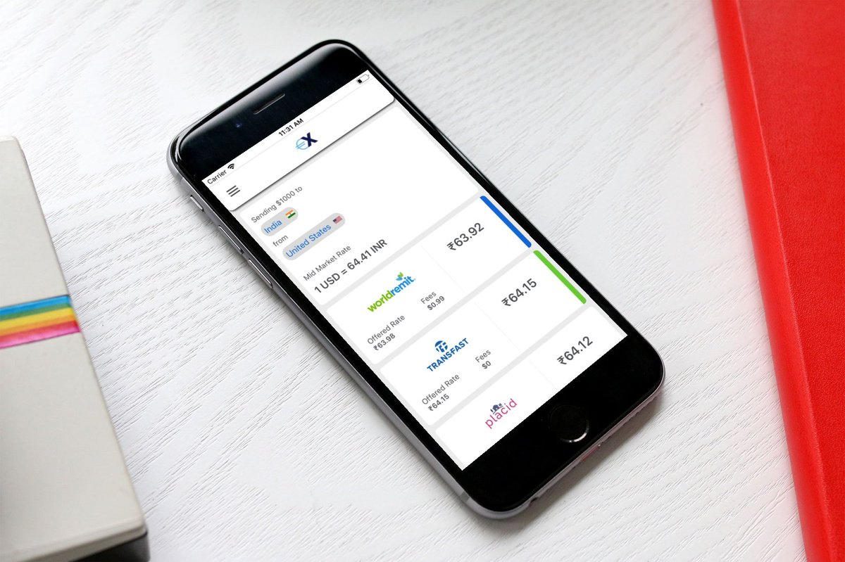 ExchangeRateIQ's tweet photo. An app for comparing money transfer - wherever you are! @ExchangeRateIQ #remittance #moneytransfer #sendmoney #iOSapp #iPhone https://t.co/1moy6fYYs2 https://t.co/qA7m8in1yl