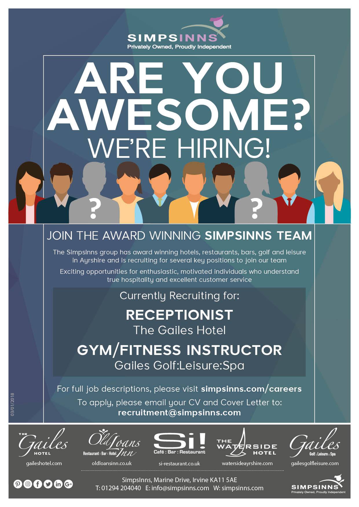 simpsinns on twitter quot are you awesome we 39 re hiring see media covering letter
