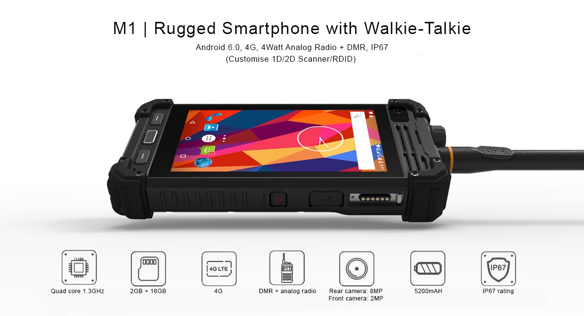 RunboUk's tweet image. The Runbo M1 is a Rugged smart device that incorporates Android Smart Phone with POC and PTT technology. You no longer need to carry multiple devices whilst working, Cellular, PTT, POC SOS all in one device, Tough, Waterproof, shockproof and dustproof. runbo.shop/runbo-phones/r…