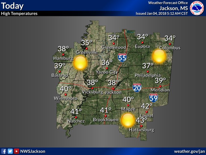 NWS Jackson MS on Twitter "Dangerous cold weather will continue