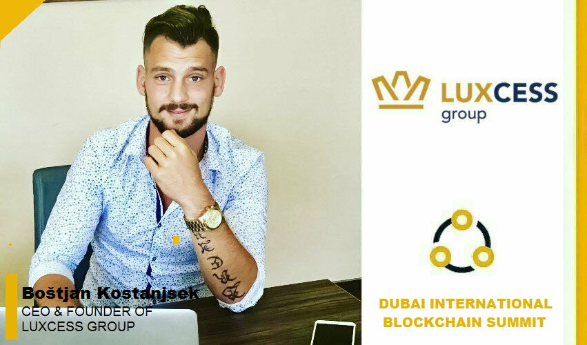 Bex Boštjan (<a href="/bexbostjan/">Bex Boštjan</a>) Founder &amp; CEO @luxcessgroup, A team of 25 traders and experts with more than 6 years of experience in Forex market, Crypto trading. #Speakers meet him at Dubai #blockchain summit on 08 Jan 2018 at Atlantis The Palm. Register Now >dibs.ae