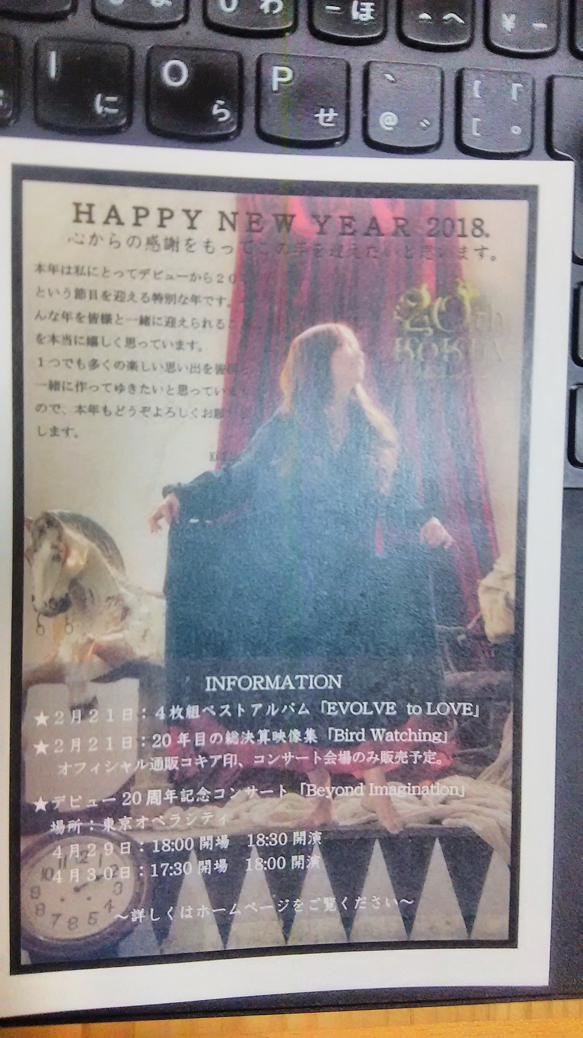 エンタメ/ホビーKOKIA 3枚組DVD 20周年記念　Bird Watching サイン入り