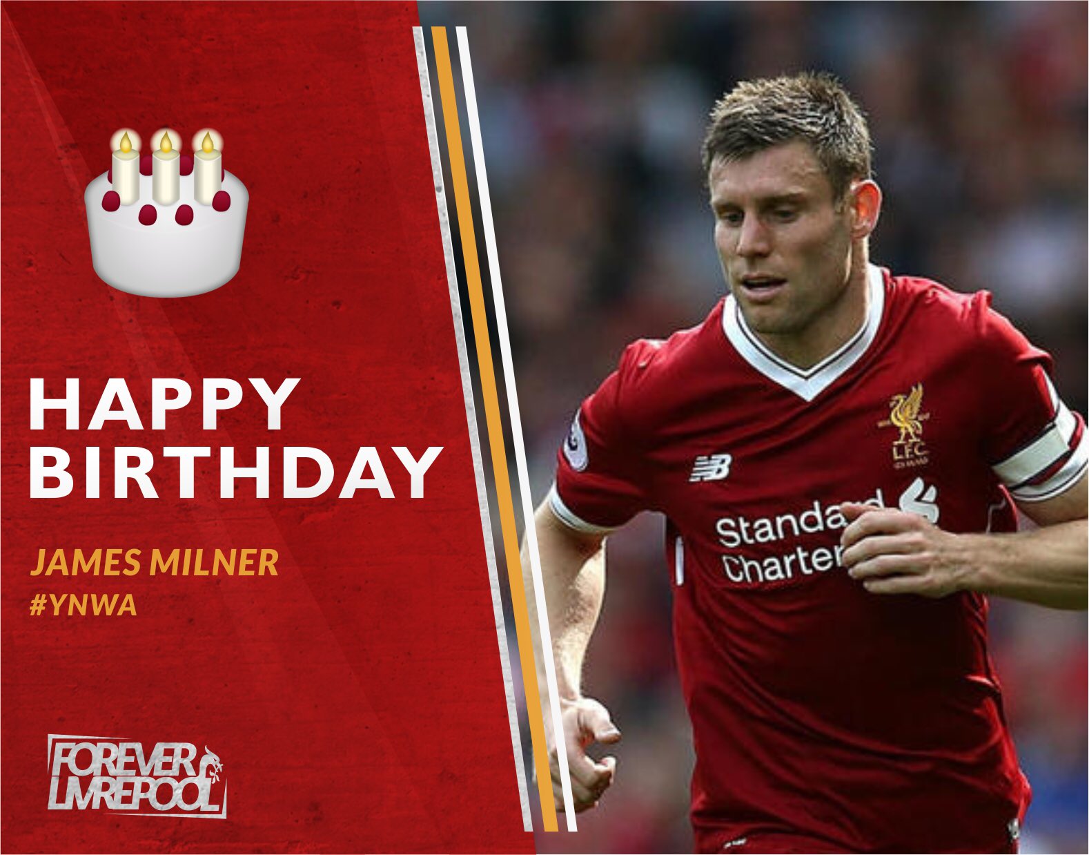 Happy Birthday to our vice captain, James Milner       