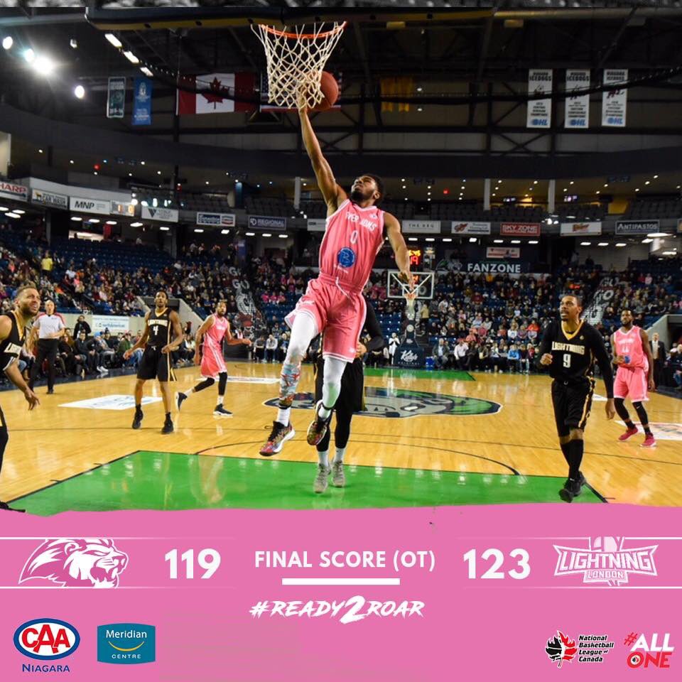 BoldtRealtyInc's tweet photo. It was a tough night last night for the @RiverLions who lost an absolute nail biter in overtime to the @LondonLightning! Get ready for their next game at the @MeridianCtre! #PaintTheCourtPink #Ready2Roar https://t.co/7dhx6kK332